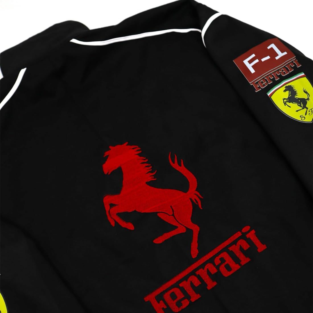 Ref Important Racing Jacket with Peaches Black Colour HH123