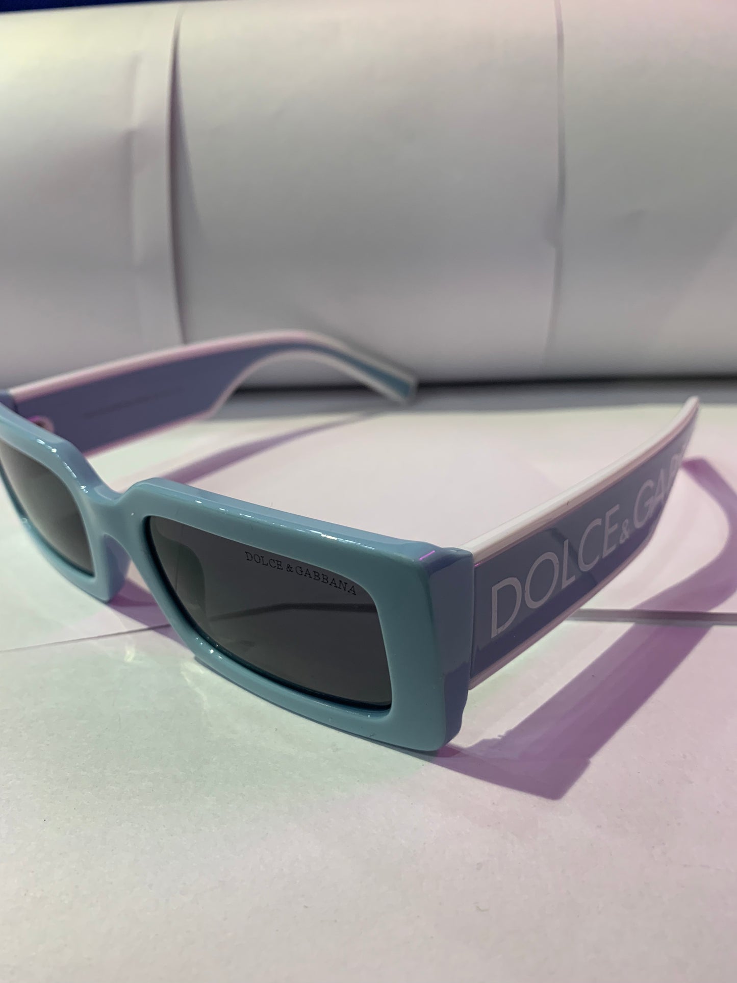 LOD Blue Frame Black Shade Unisex Sunglasses DG6187 50 22 140 C6