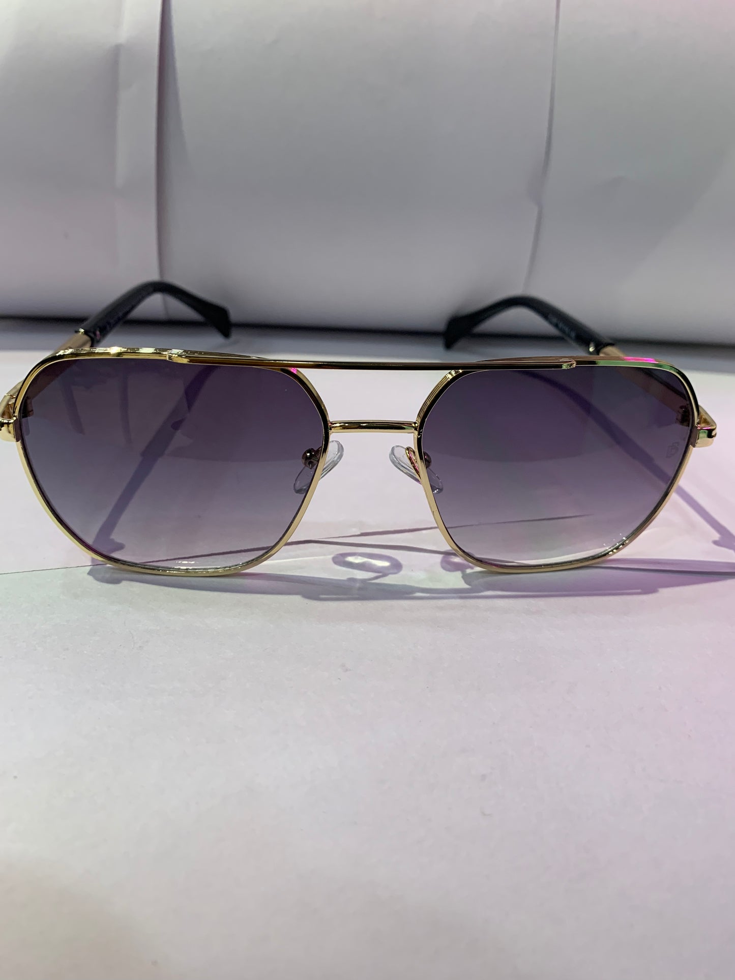 VAD Copper Frame Black Shade Unisex Branded Sunglasses C-427 58 18 140