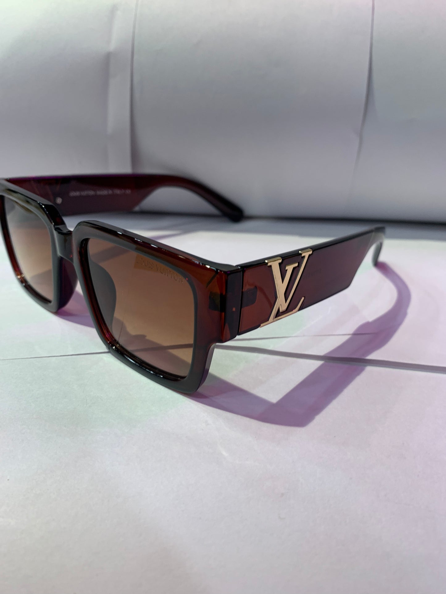 Uol Brown Frame Brown Shade Unisex Sunglass Z1739 53 19 146