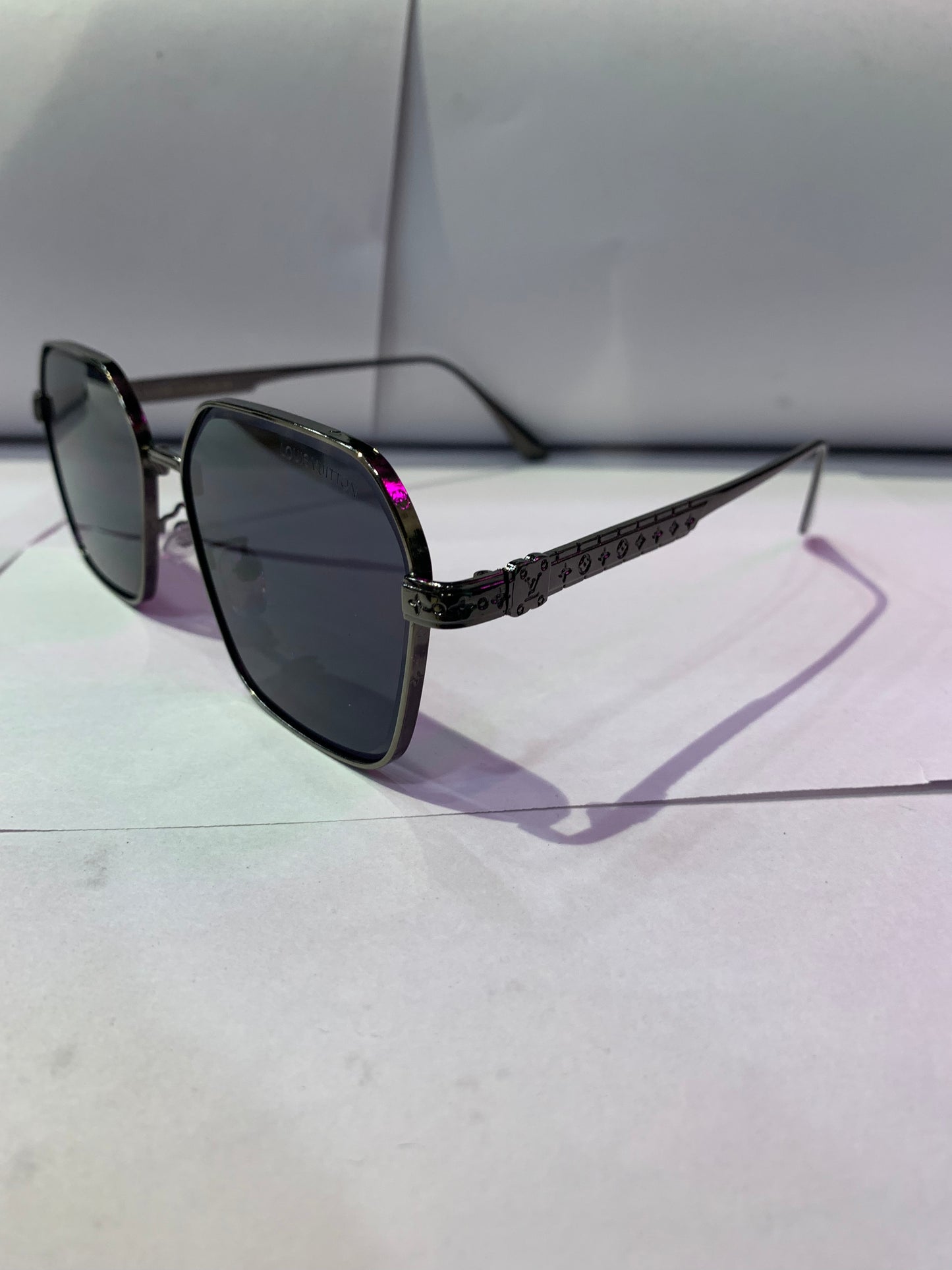 UOL Black Frame Black Shade Unisex Sunglasses 28741 59 14 140 C1