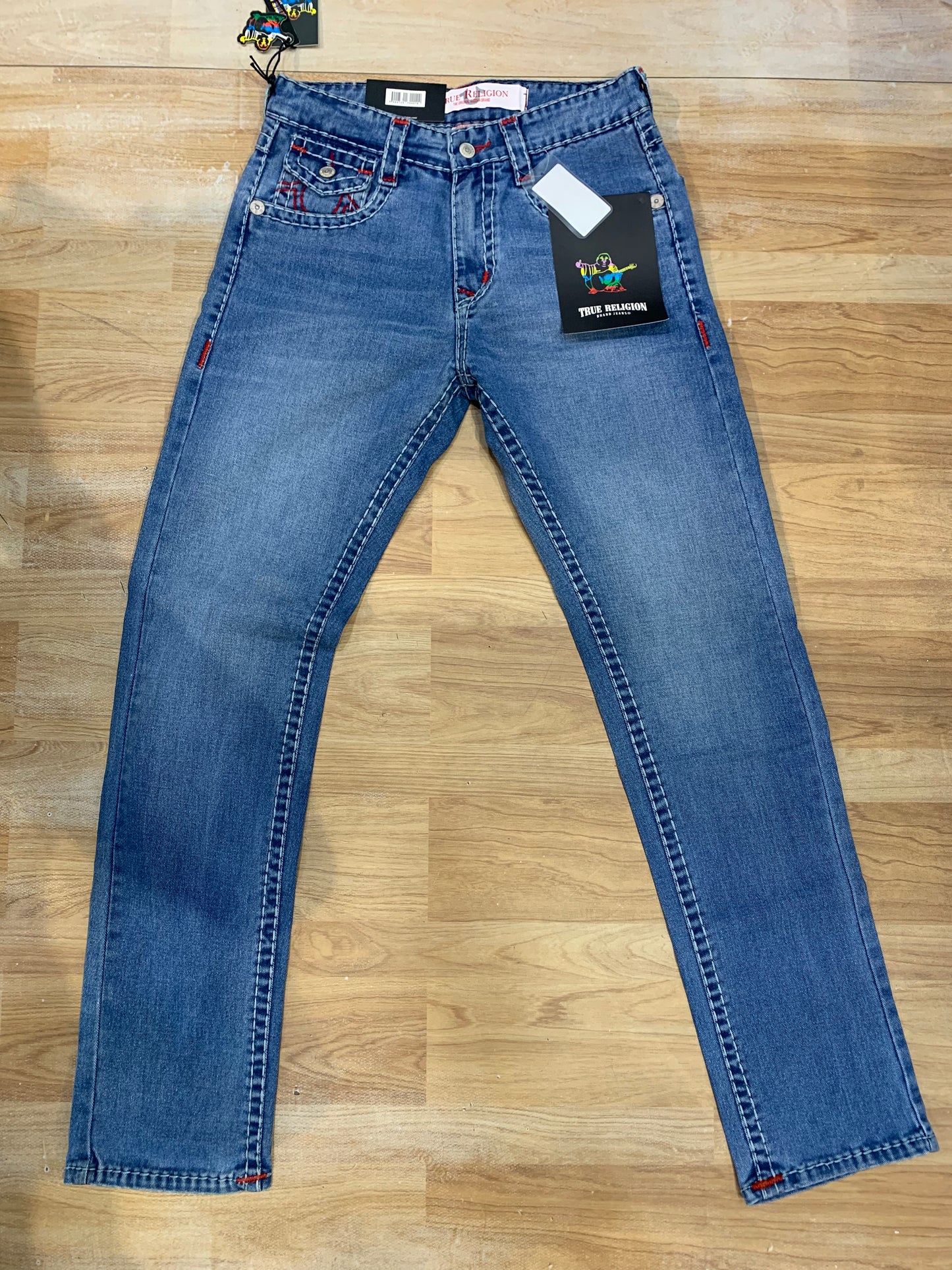 URT TRU Ice Blue Colour Heavy Denim Regular Fit Men’s Jeans 988869