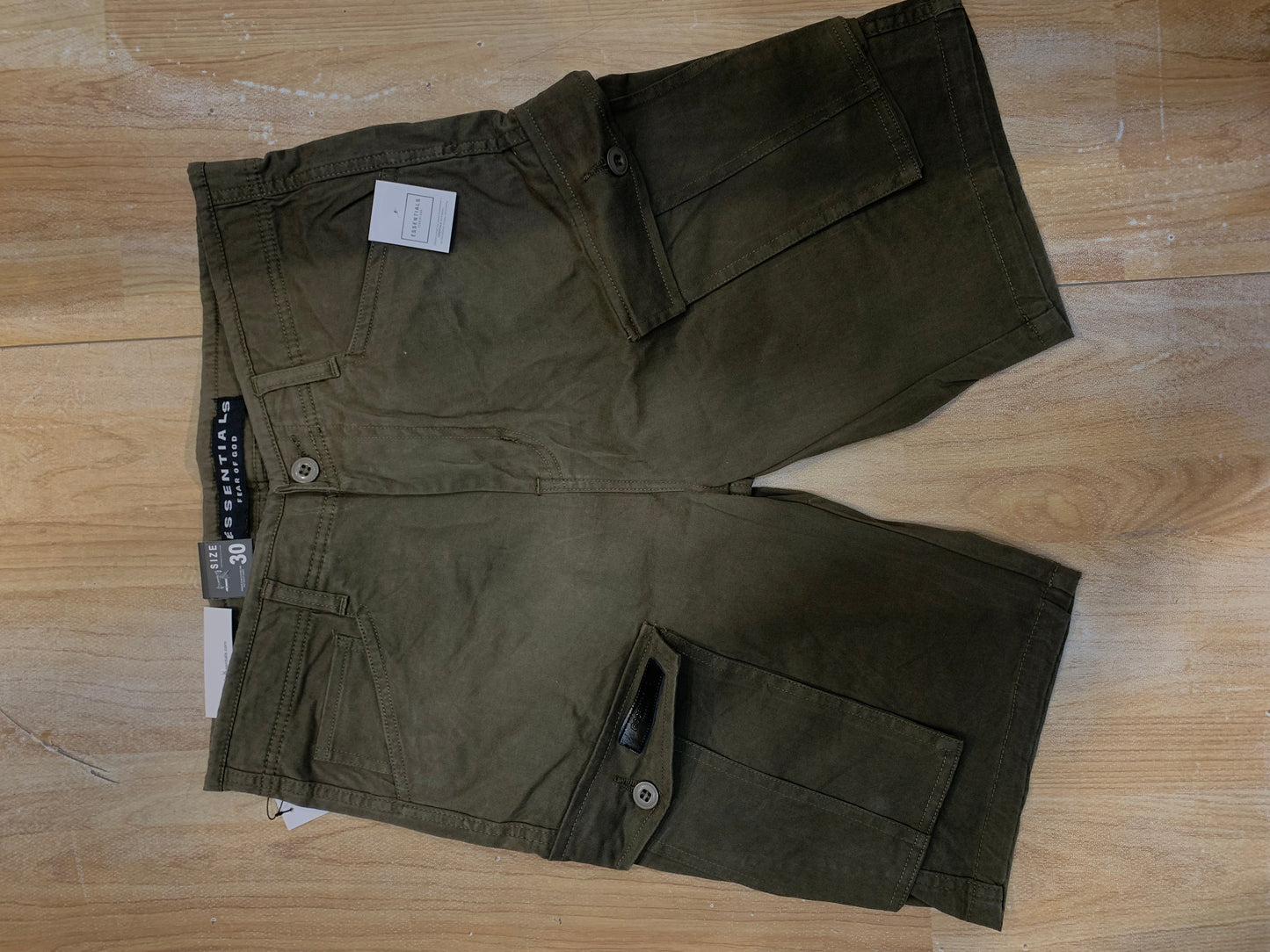 SSE ESS Mehndi Colour Cargo Style Men’s Cotton Shorts 988873