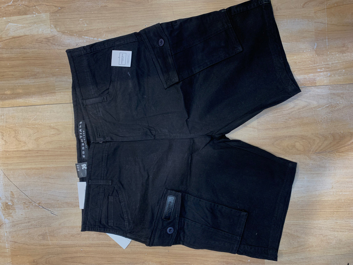 SSE ESS Black Colour Cargo Style Men’s Cotton Shorts 988872