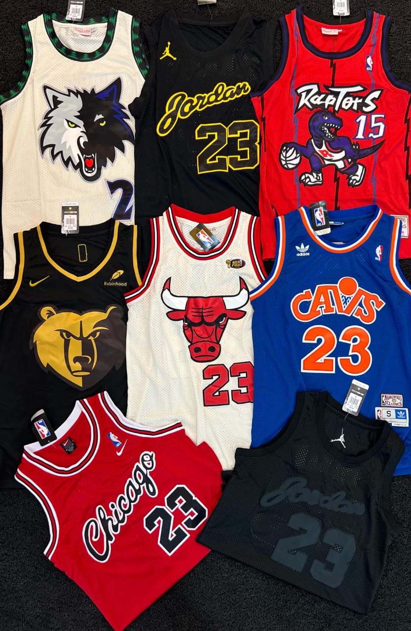 ROJ JOR 23 Black Colour Yellow Patch Basketball Jersey 988903