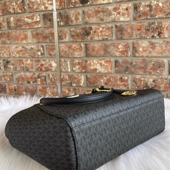 CIM MIC KM Print Black Gray Colour Ladies Tote Bag 9819