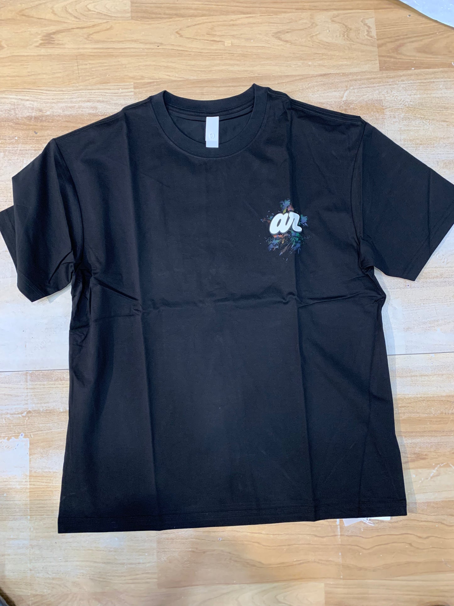 ROBARK Black Colour Multi Colour Back Print Unisex Oversized T Shirt 93001