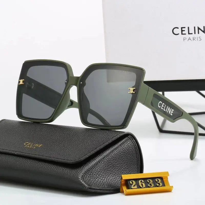 LEC Green Frame Green Shade Premium Quality Sunglass 2633 56 19-137