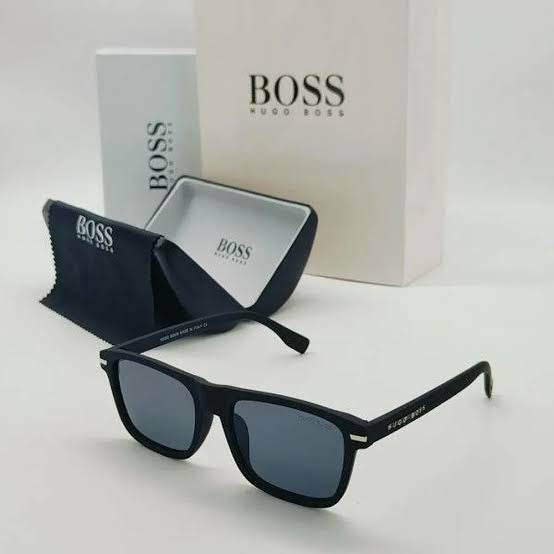 SOB Matte Blue Frame Black Shade Premium Quality Sunglass 2417 56 19-145