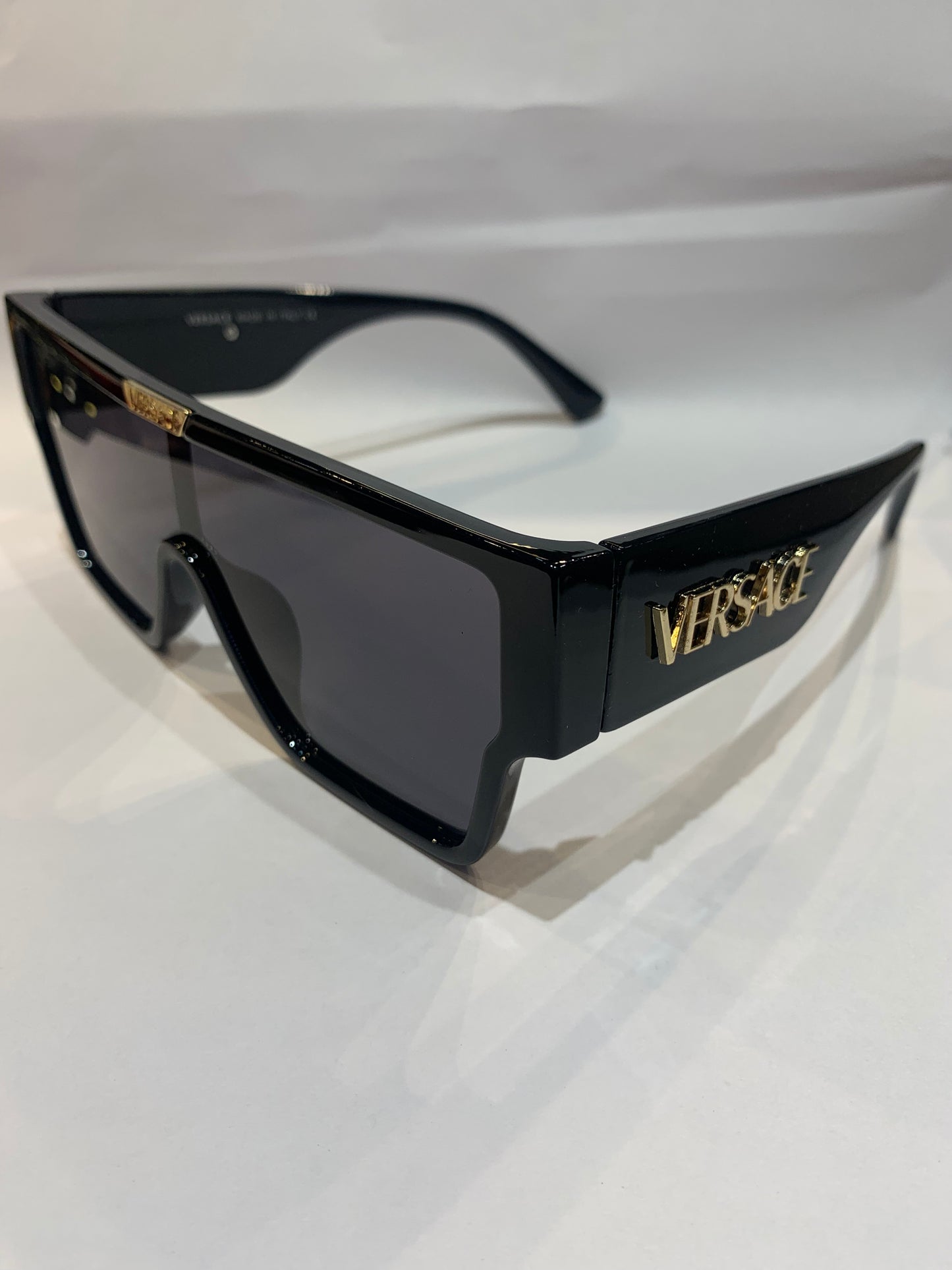 REV VER Black Frame Black Shade Unisex Sunglass 6146 132 0 145