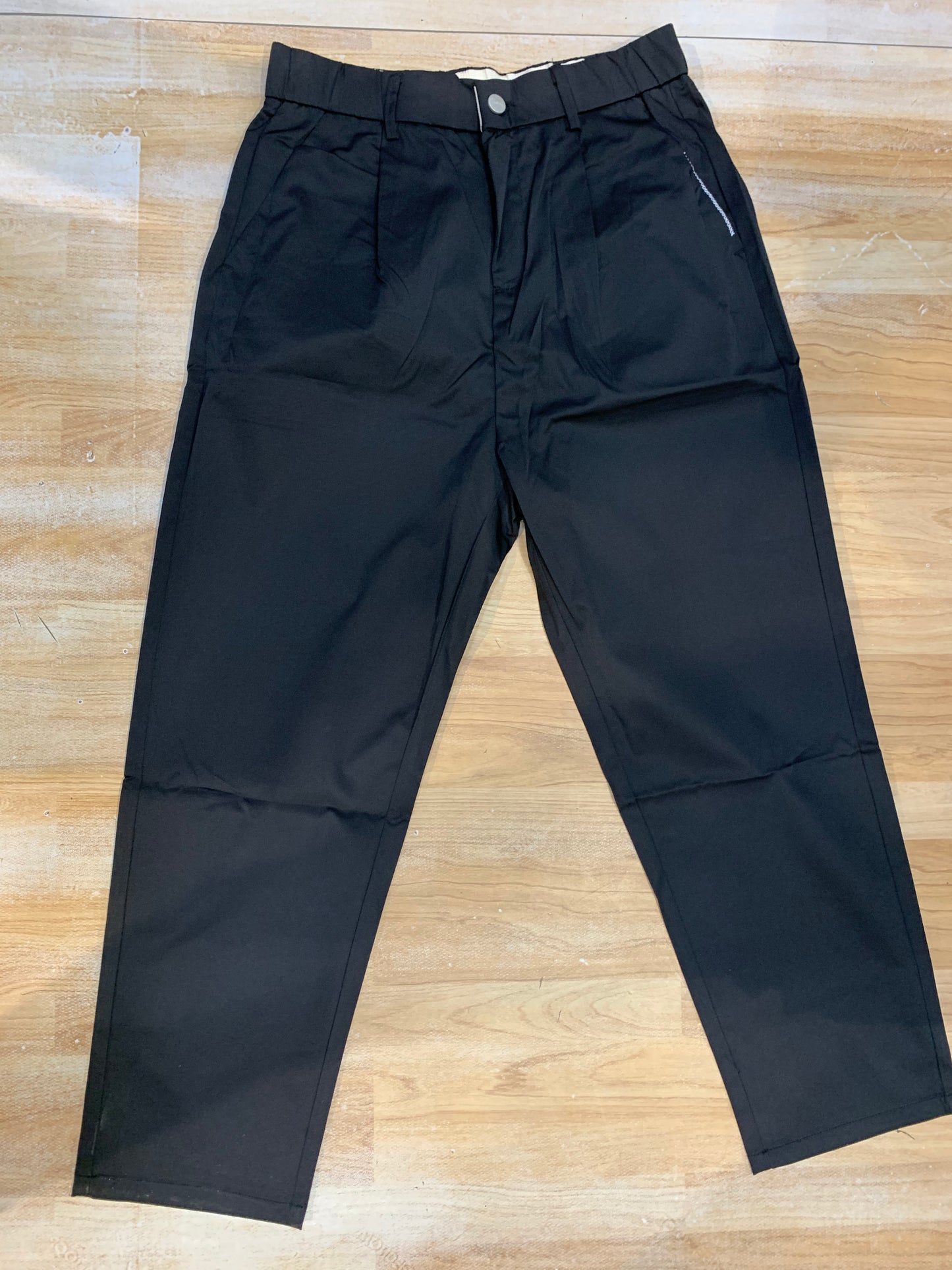 HSTY Black Colour Straight Fit Premium Quality Imported Korean Trouser JD005