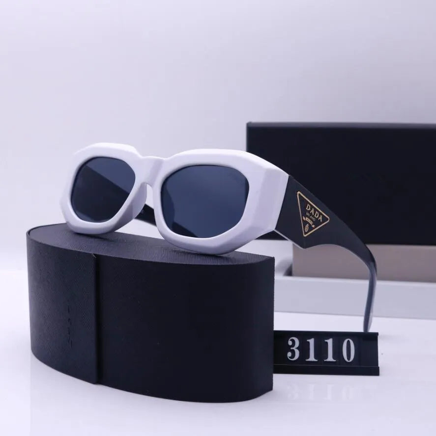 ARP PRA White Black Frame Black Shade Unisex Sunglass 23010 53 19 140