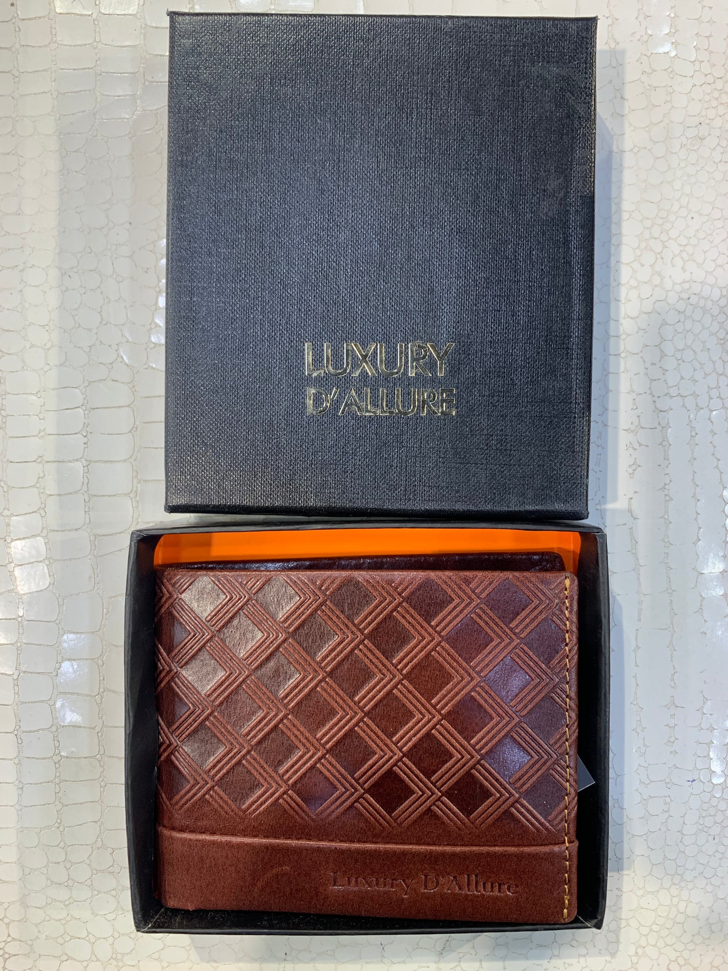 LDA Brown Colour Genuine Leather Men’s Wallet GW-011