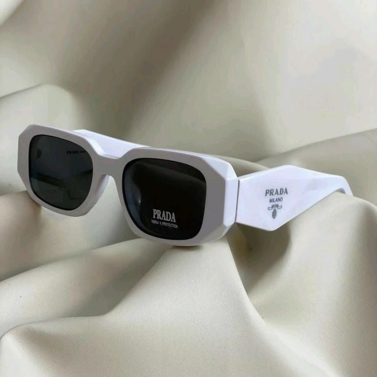 ARP White Frame Black Shade Unisex Sunglass 8679 50 20 143