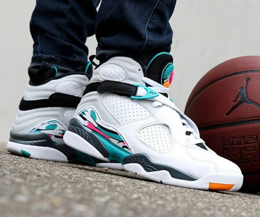 Jordan retro 8 south beach on feet hotsell