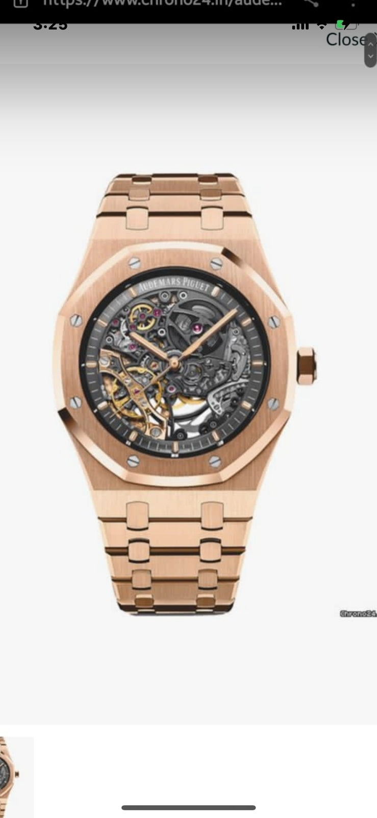 Ap Copper Chain Automatic Man Watch