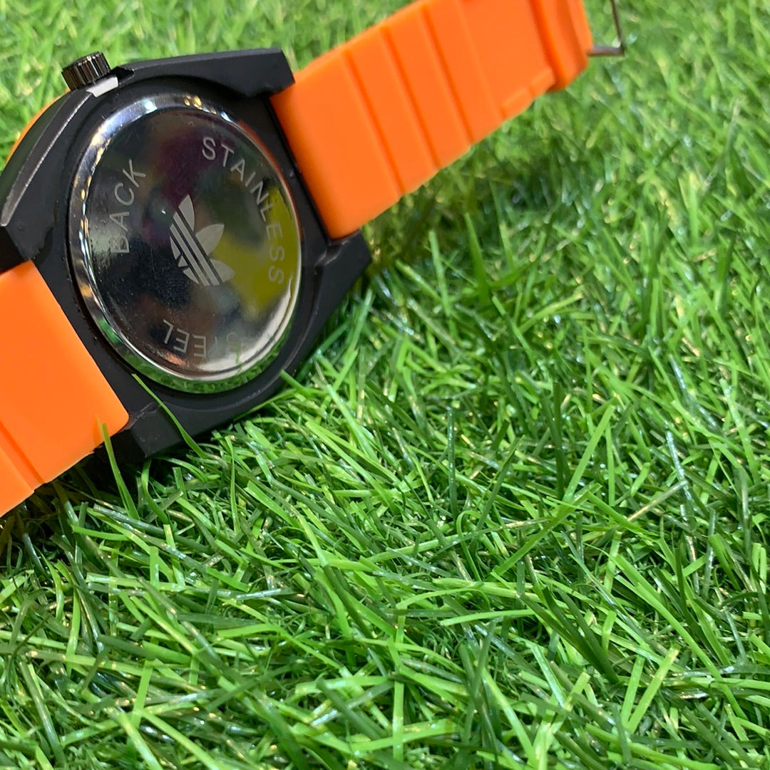 Ida Orange Colour Water Resistance Sports Watch