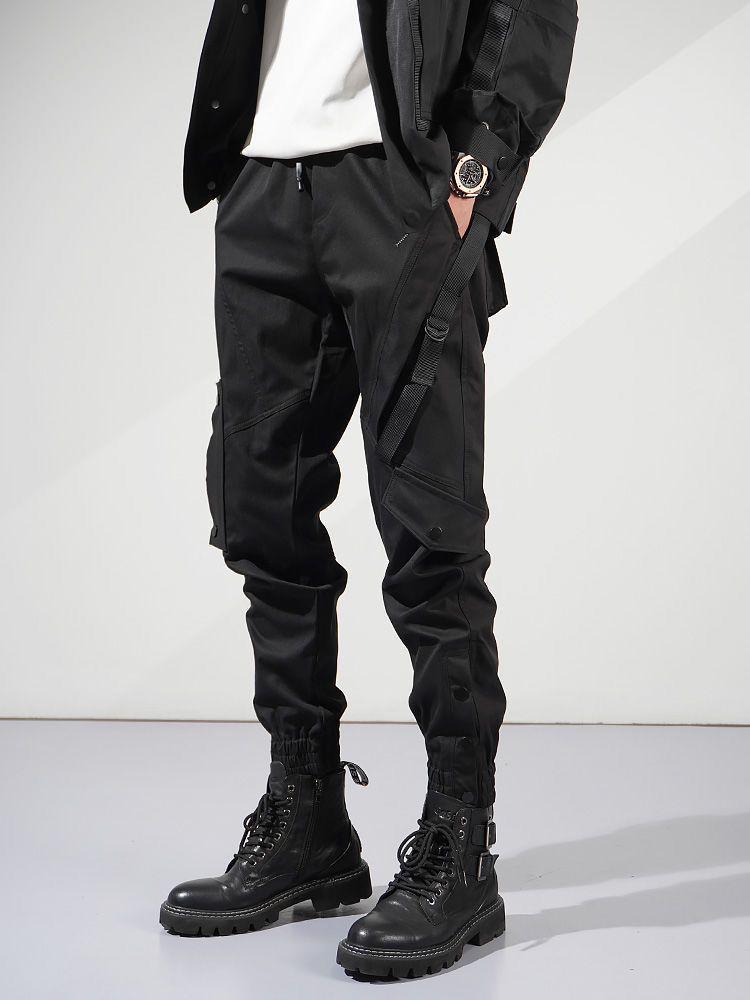ZEROLY Black Colour with Premium Quality Korean Style Jogger Cargo 297