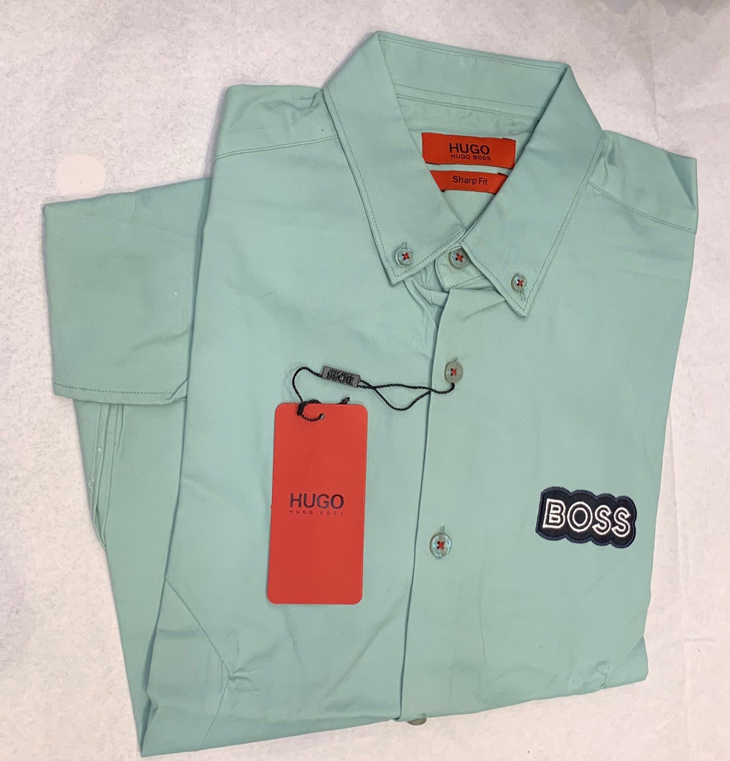 SOB HUG Sky Blue Color With Front Sob Logo Embroidery with Side Pocket Premium Quality Full Sleeve Shirt 861028