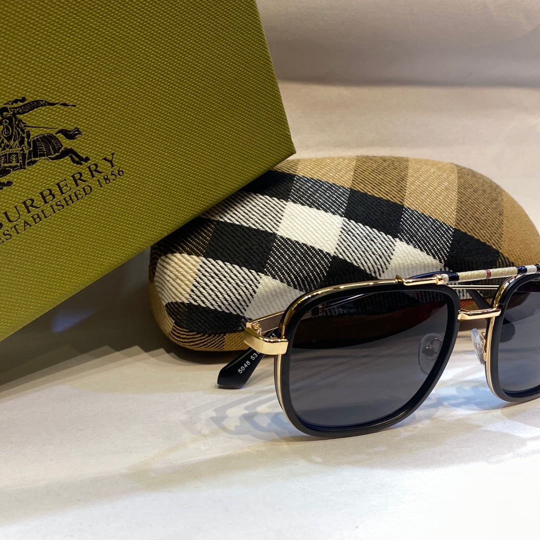 RUB Gold Frame Black Shade Unisex Branded Sunglasses 5048 5318-141
