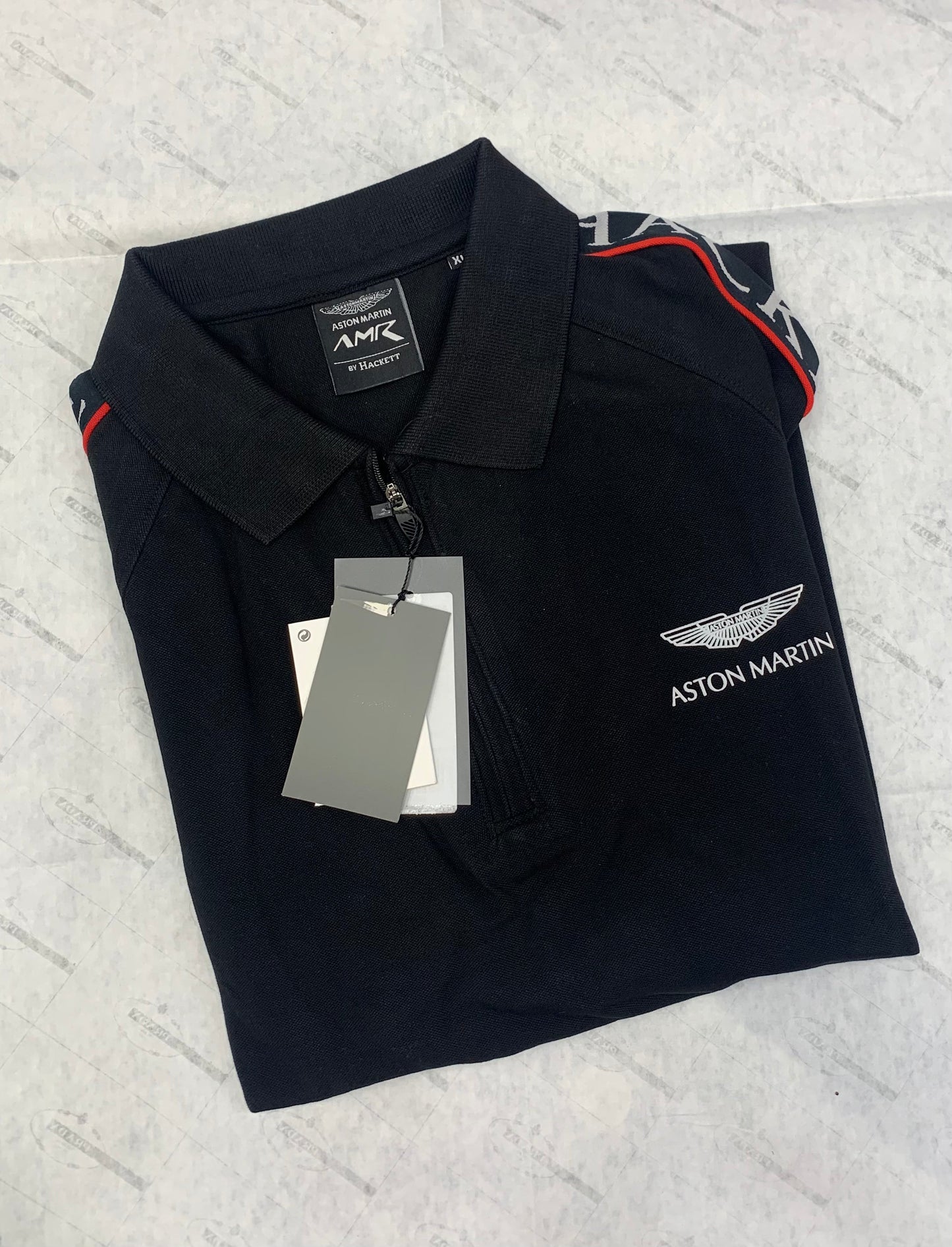 CAH TSA Black Colour With Front Print Premium Quality Collar Tshirt 861003