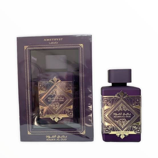 Lattafa Amethyst Badee Al Oud e 100 ml. Vaporisateur - Natural Spray 3.4 FL. OZ