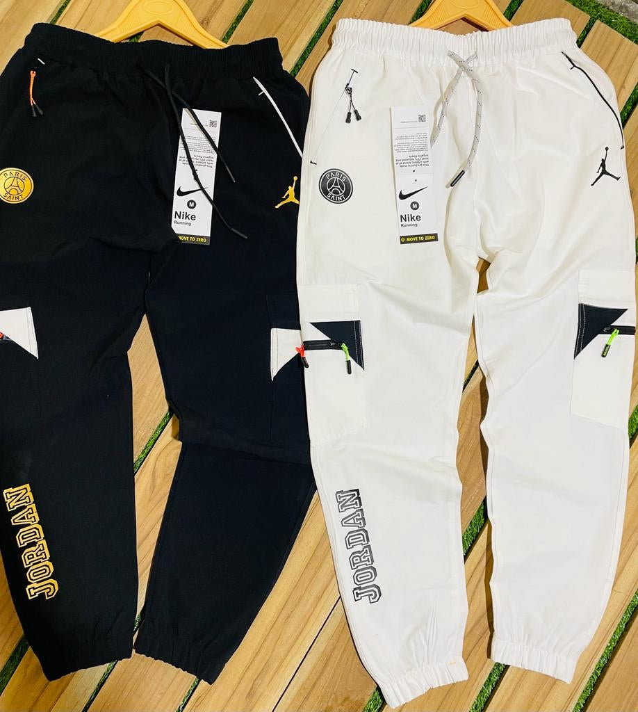 KIN JOR Black Colour With Golden Logo Tery Fabric Lower 110017
