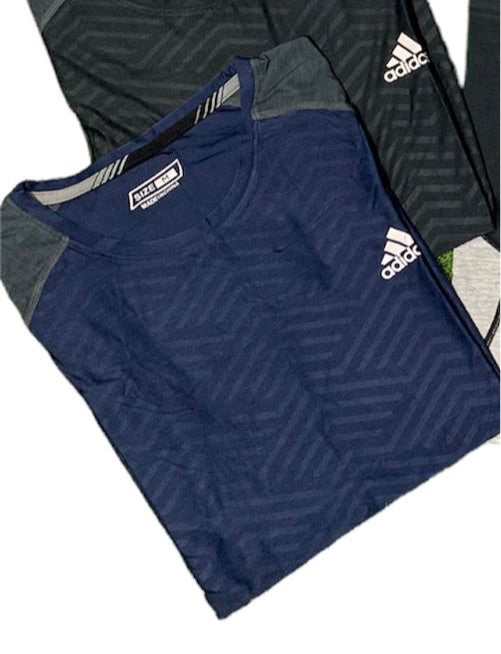 IDA Navy Blue Colour Imported China Half Sleeves T Shirt Sports Ware Imported TShirt 108638 03082023