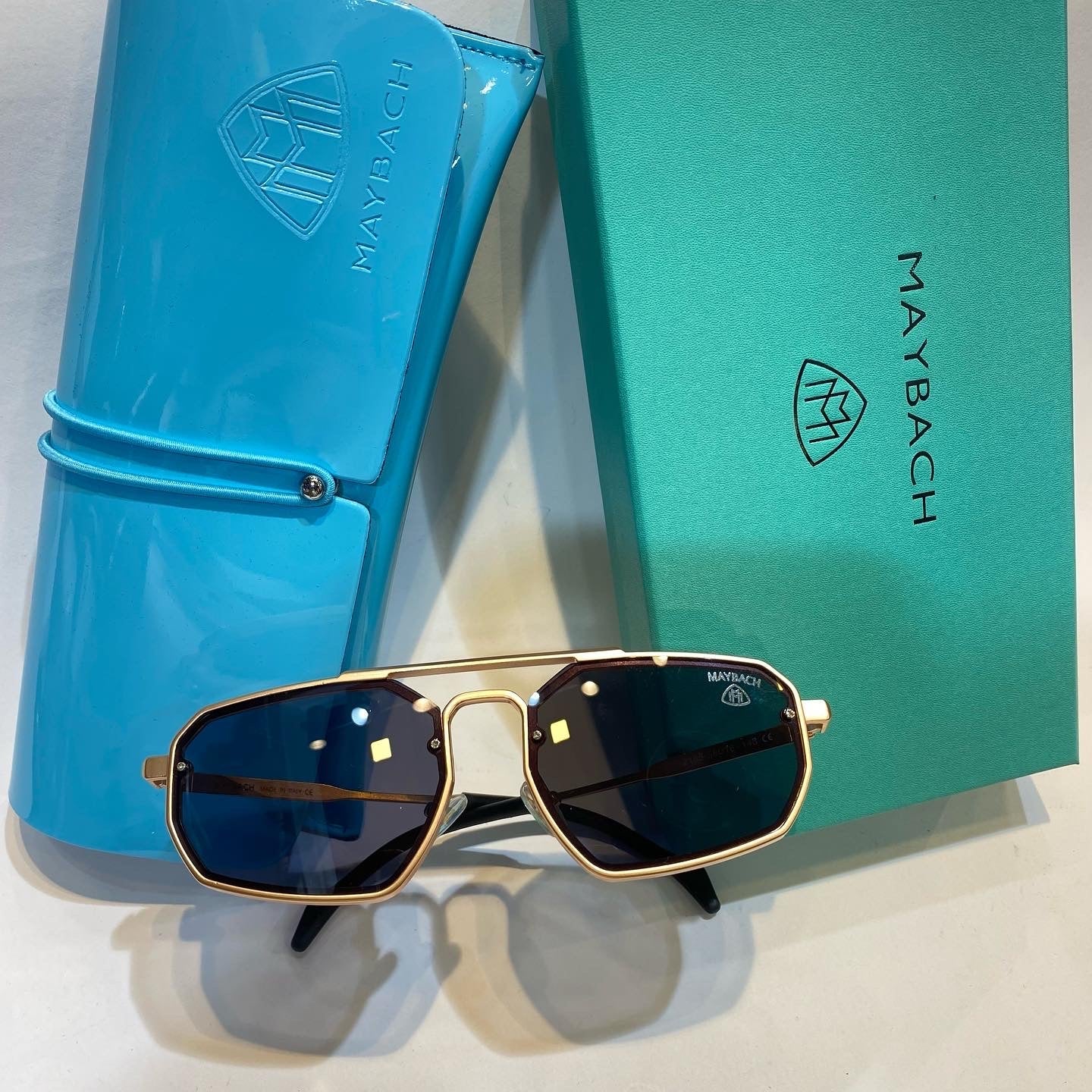 YAM Copper Frame Black Shade Unisex Branded Sunglasses 2185 58 18-148