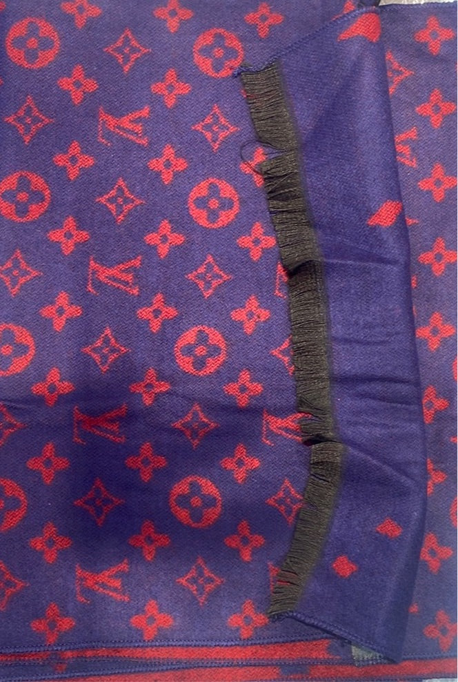Vl Lou Uol Navy Blue Colour With Red Uol Logo Imported Muffler 49102