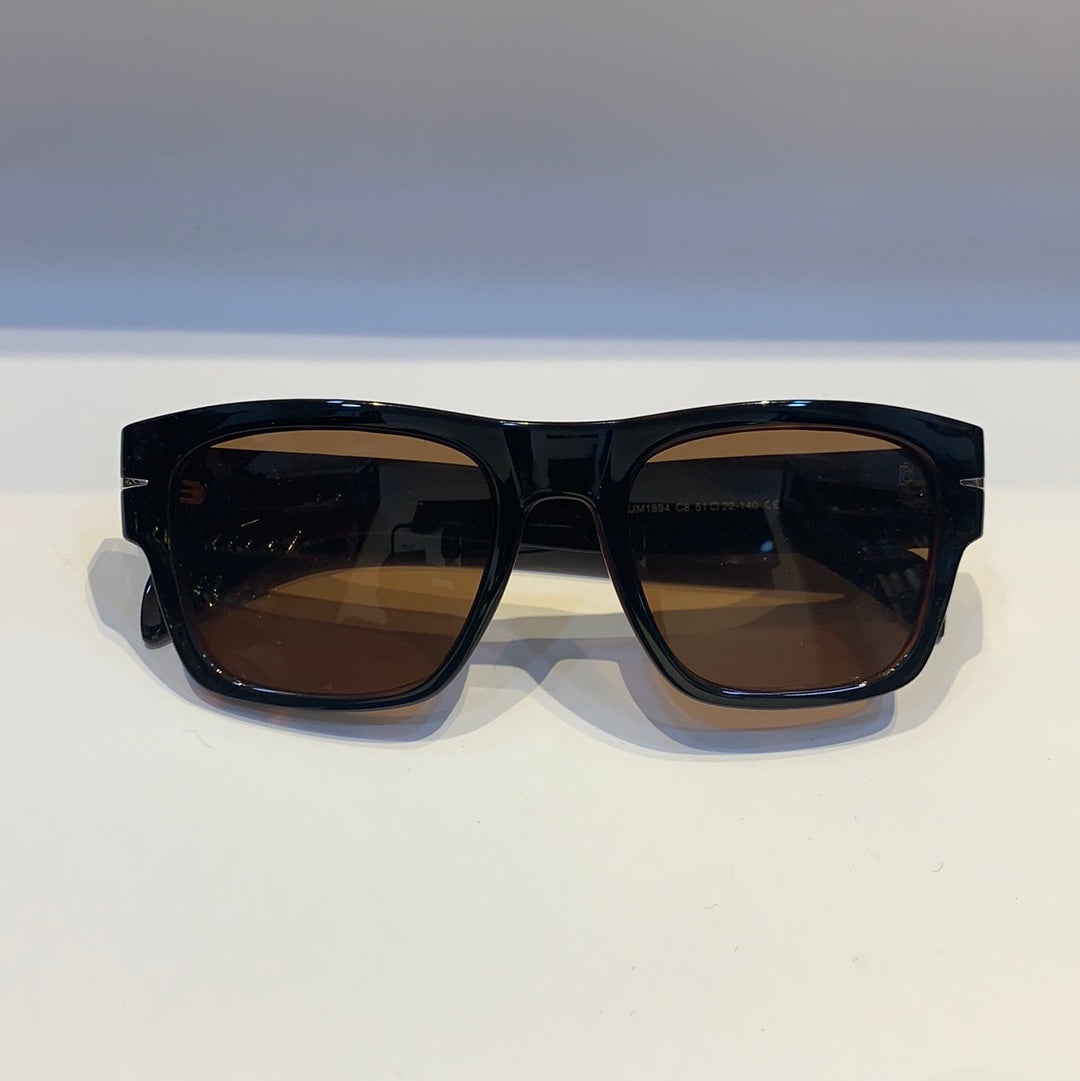 BD Glossy Brown Frame Brown Shade Sunglass UM1894C851 22-140