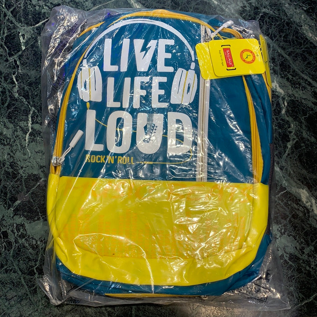 BAG-AGE Live Life Good Original Design Backpack