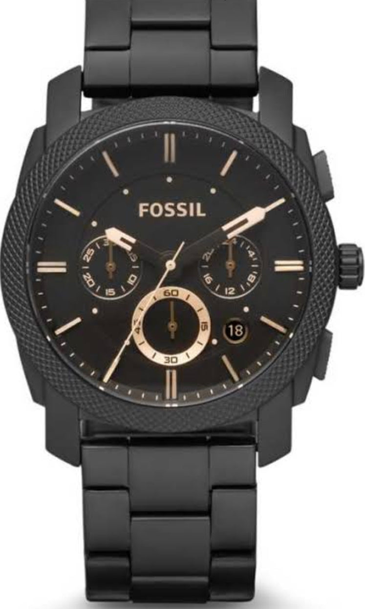 Sof Black Chain Copper Black Dial Man Watch