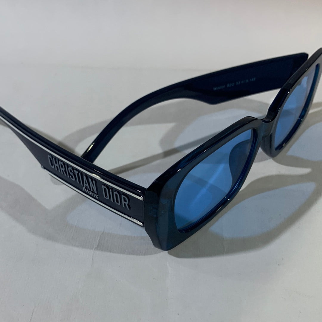 OID Blue Transperent Frame Blue Shade Sunglass S2U 53 18-145