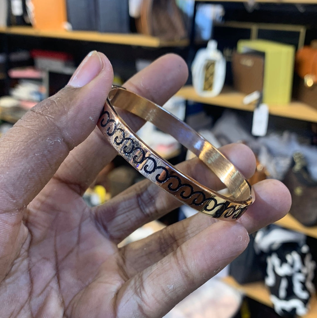 Copper Color with black Desi Premium Quality Kada Bracelet 502399