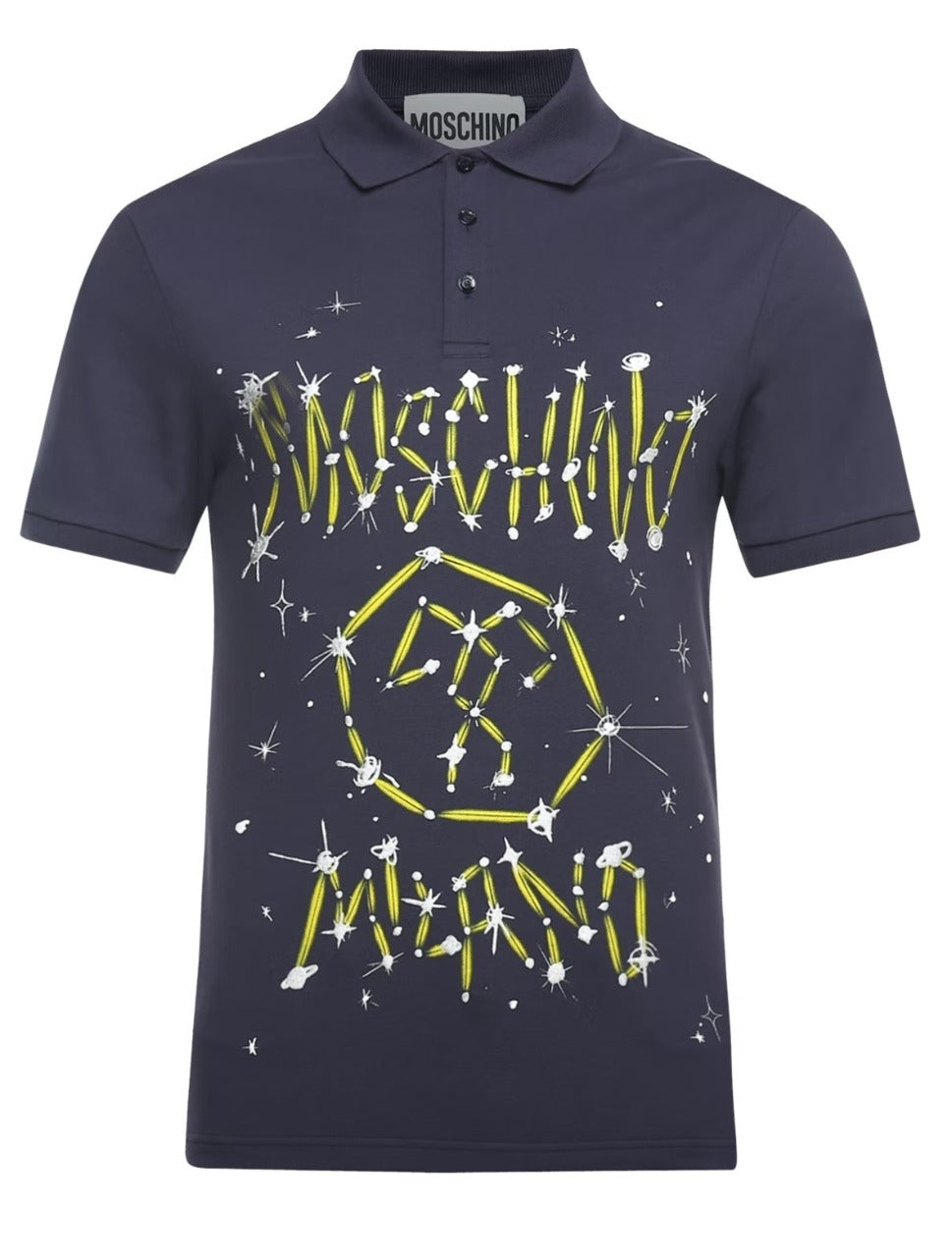 SOM MOS Pine Green Colour With Green Front Print Premium Quality Collar Tshirt 788516