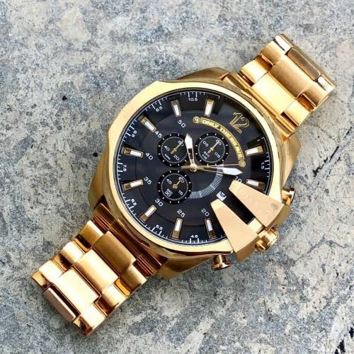 EID Gold Chain Black Dial Men Watch 901043