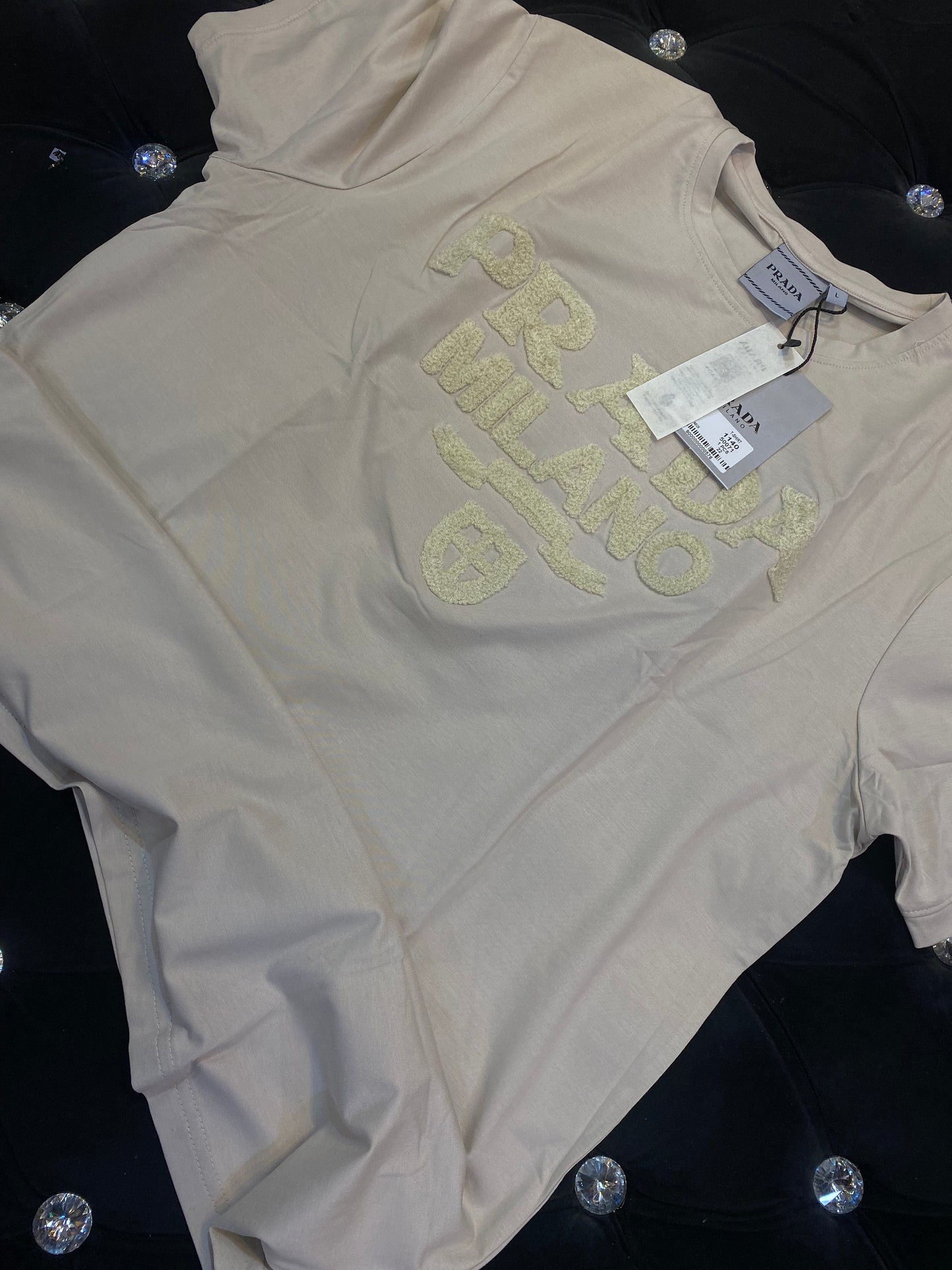 ARP Beige Colour With ARP Logo Embroidery Print Half Sleeve TShirt 298162