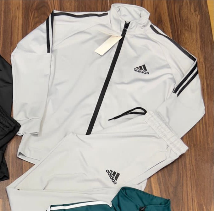 IDA Gray Colour With Ida Black Logo Dry fit Combo Tracksuit 110419 03082023