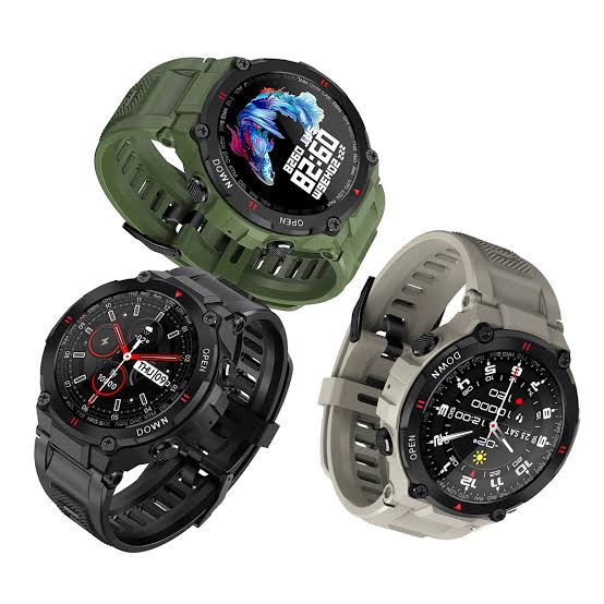 HSG Green Strap Sport Smart Watch 543717