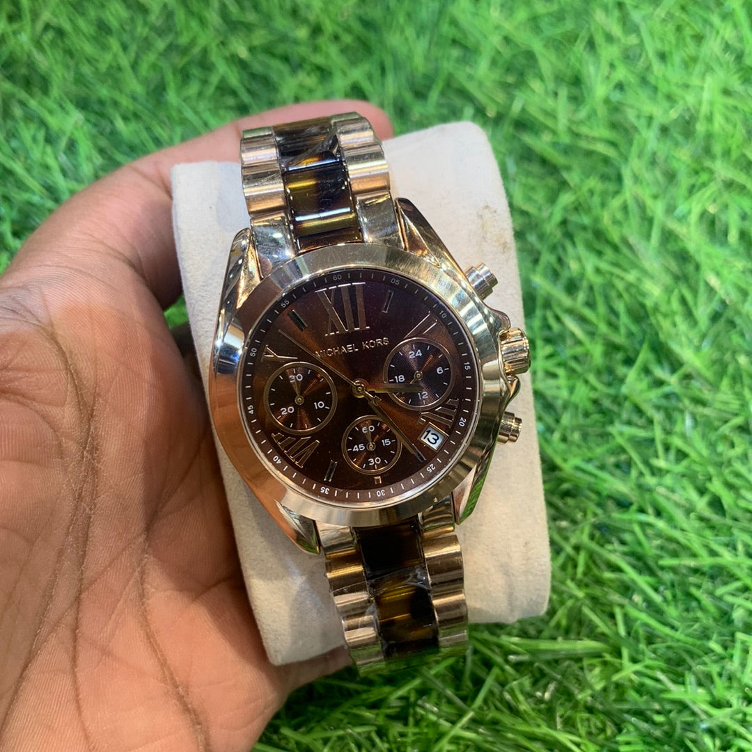 Cim Copper Brown Chain Brown Dial Ladies Watch 400408