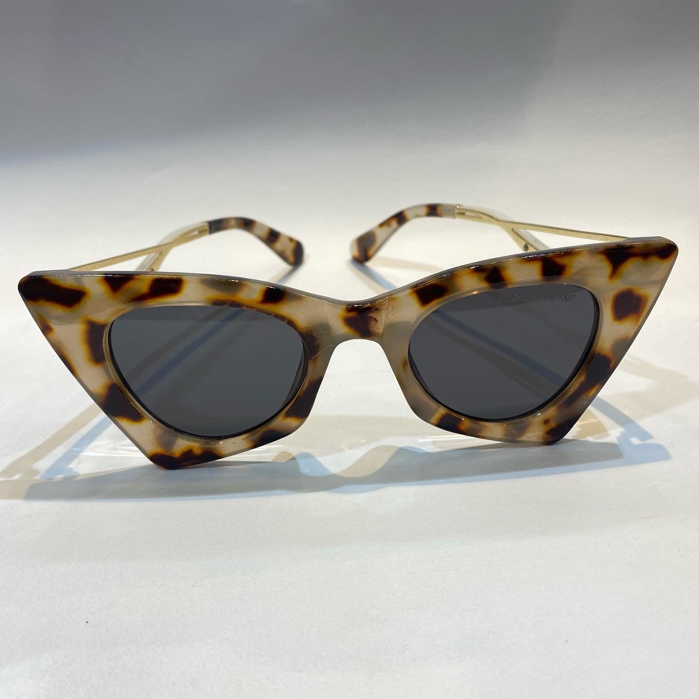 RAK White Leopard Frame Black Shade Unisex Branded Sunglasses