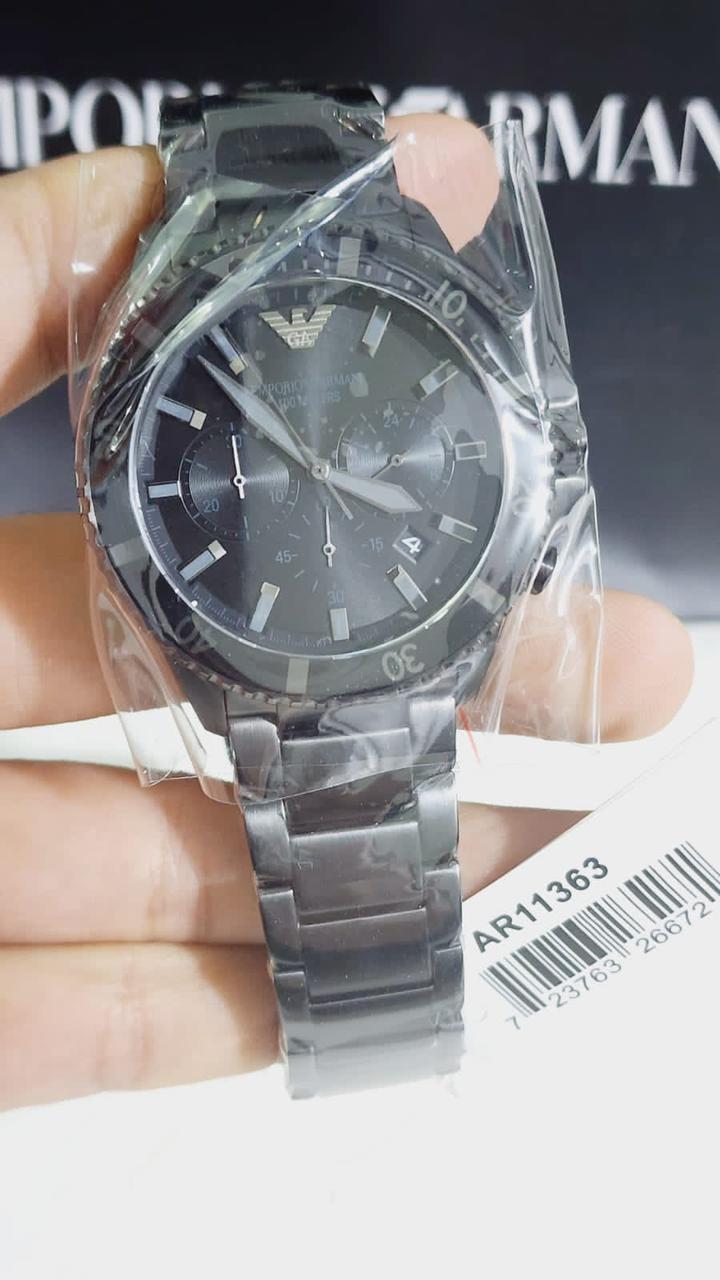 Mra Black Chain Black Dial Premium Quality Man Watch