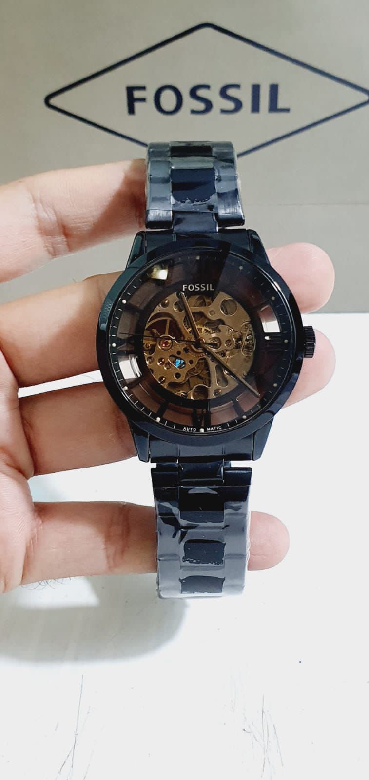 Sof Black Chain Copper Dial Automatic Men Watch 400464