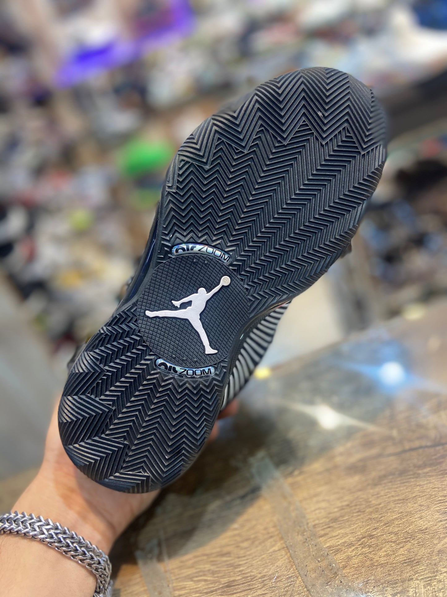 Jor Roj Black Colour White Long Ankle Basketball Sports Shoes Model 35 1492001