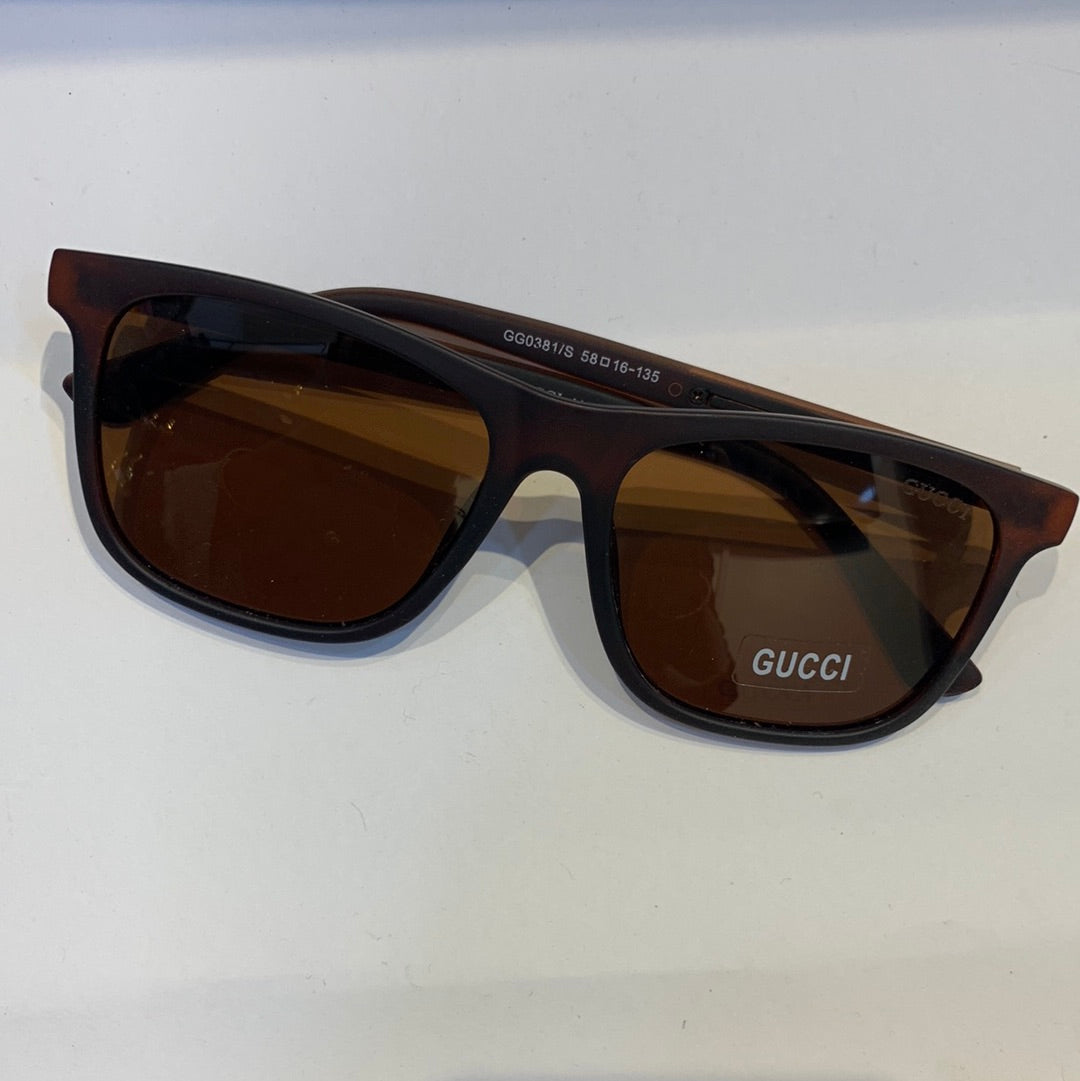 Cug Matt Brown Frame Brown Shade Sunglass CG0381/S58 16-135