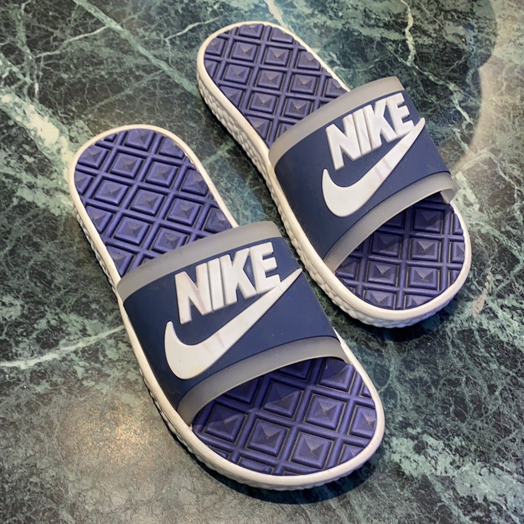 Blue White Slipper (15132)