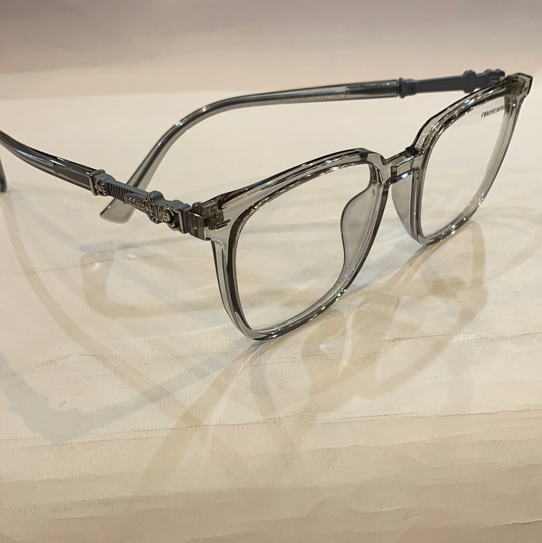 RHC CH HC Grey Frame Transperant Shade Unisex Branded TR90 81254 52 21-144