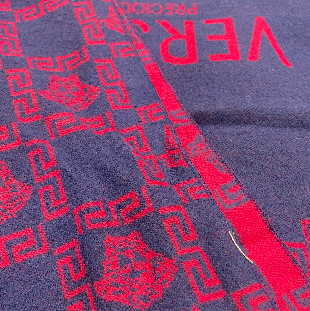 VER REV Red Navy Blue Colour Ver Print Heavy Quality Muffler 9372