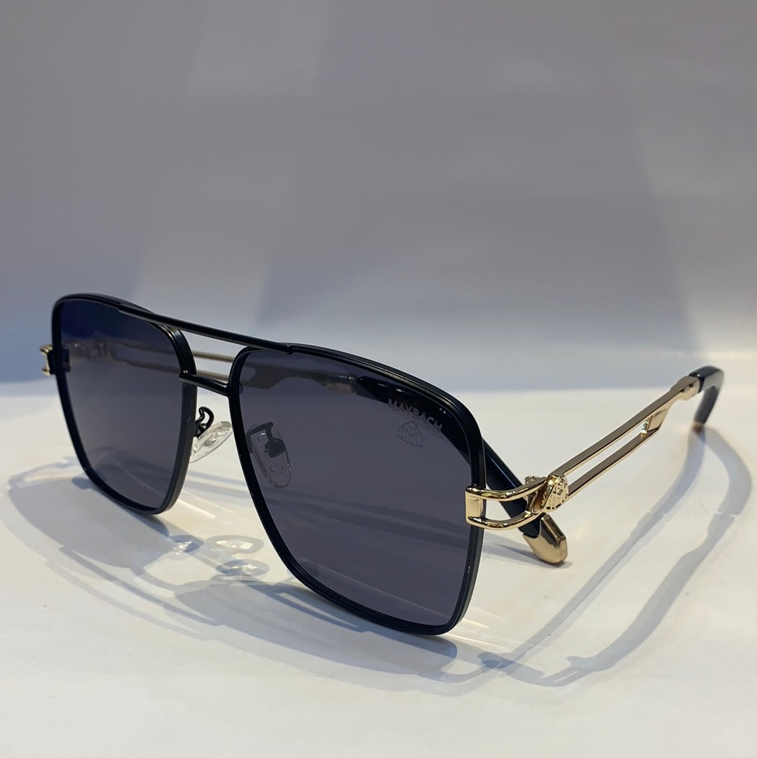 May yam Glossy black Frame black Shade Unisex Sunglass 2A401 55 17 126